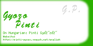 gyozo pinti business card